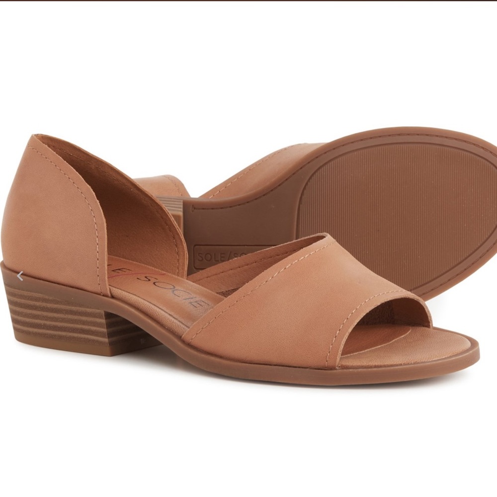 Sole Society Sandals - Leather, Open Toe